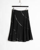 Junya Watanabe Rubber Seam Spiral Skirt