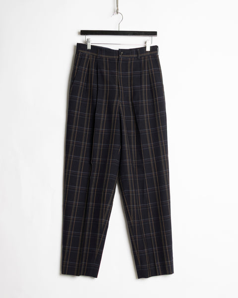 Comme des Garçons Homme Dark Plaid Trousers