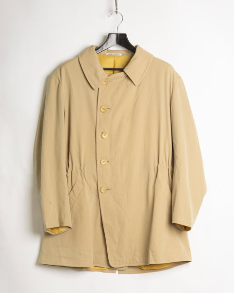 Yohji Yamamoto Pour Homme beige reversible coat
