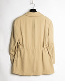 Yohji Yamamoto Pour Homme beige reversible coat