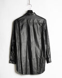 Yohji Yamamoto Ys black bondage button down