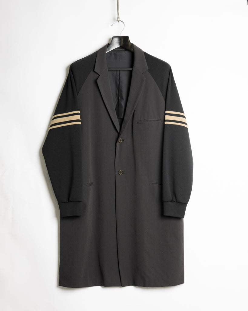 Yohji Yamamoto Pour Homme track sleeve trench