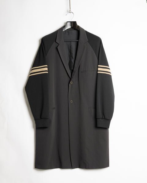Yohji Yamamoto Pour Homme track sleeve trench