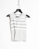 COMME des GARÇONS Striped Wrap Tank