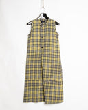 COMME des GARÇONS Tricot plaid wool dress