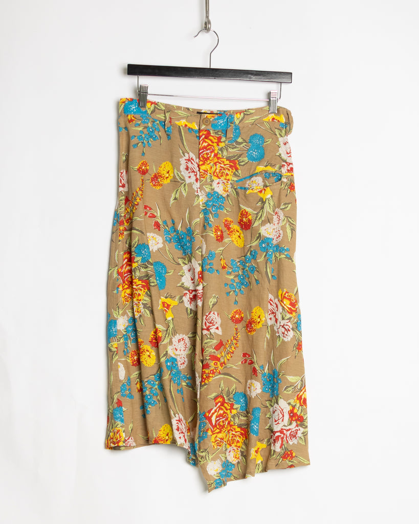Y's Yohji Yamamoto Floral Skirt