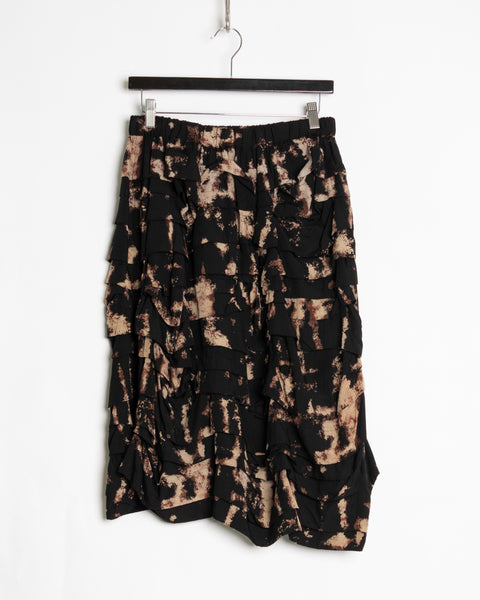 Comme des Garçons Tiered Print Skirt