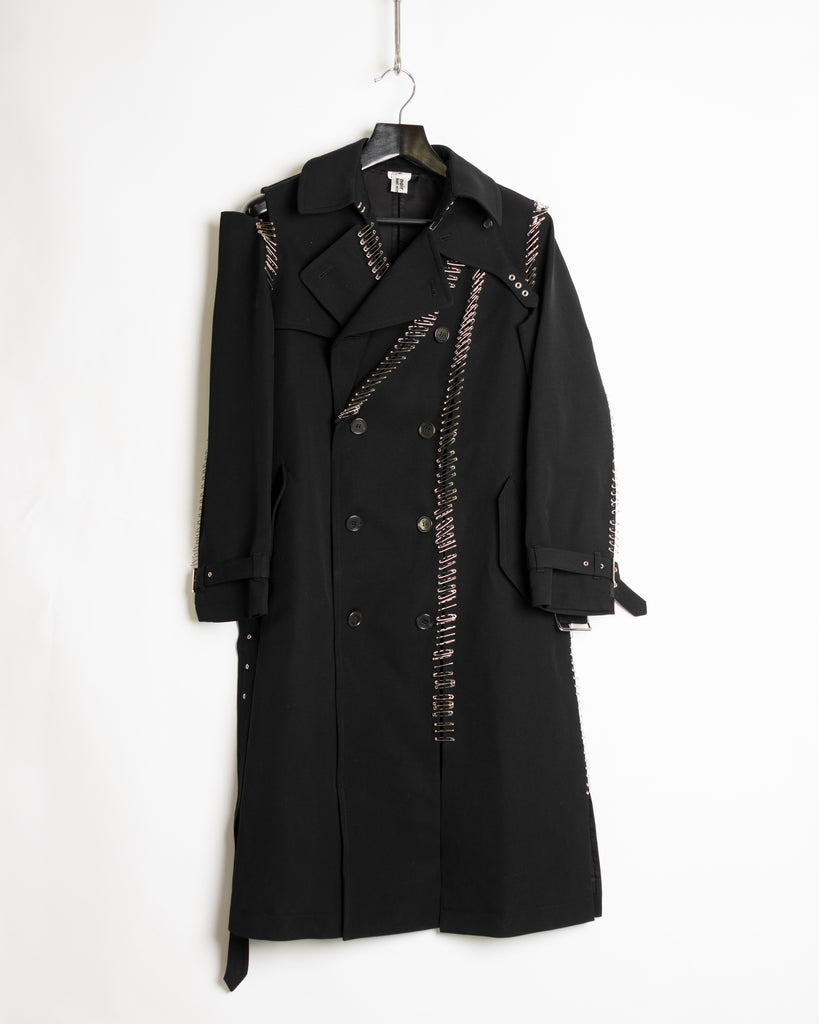 Noir Kei Ninomiya Safety Pin Coat