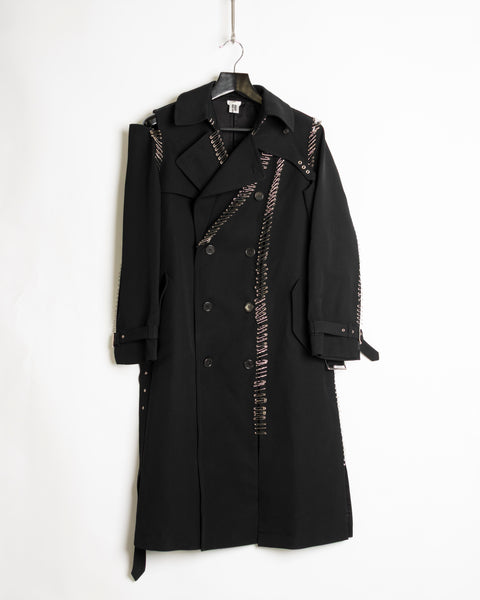 Noir Kei Ninomiya Safety Pin Coat