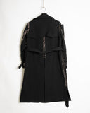 Noir Kei Ninomiya Safety Pin Coat