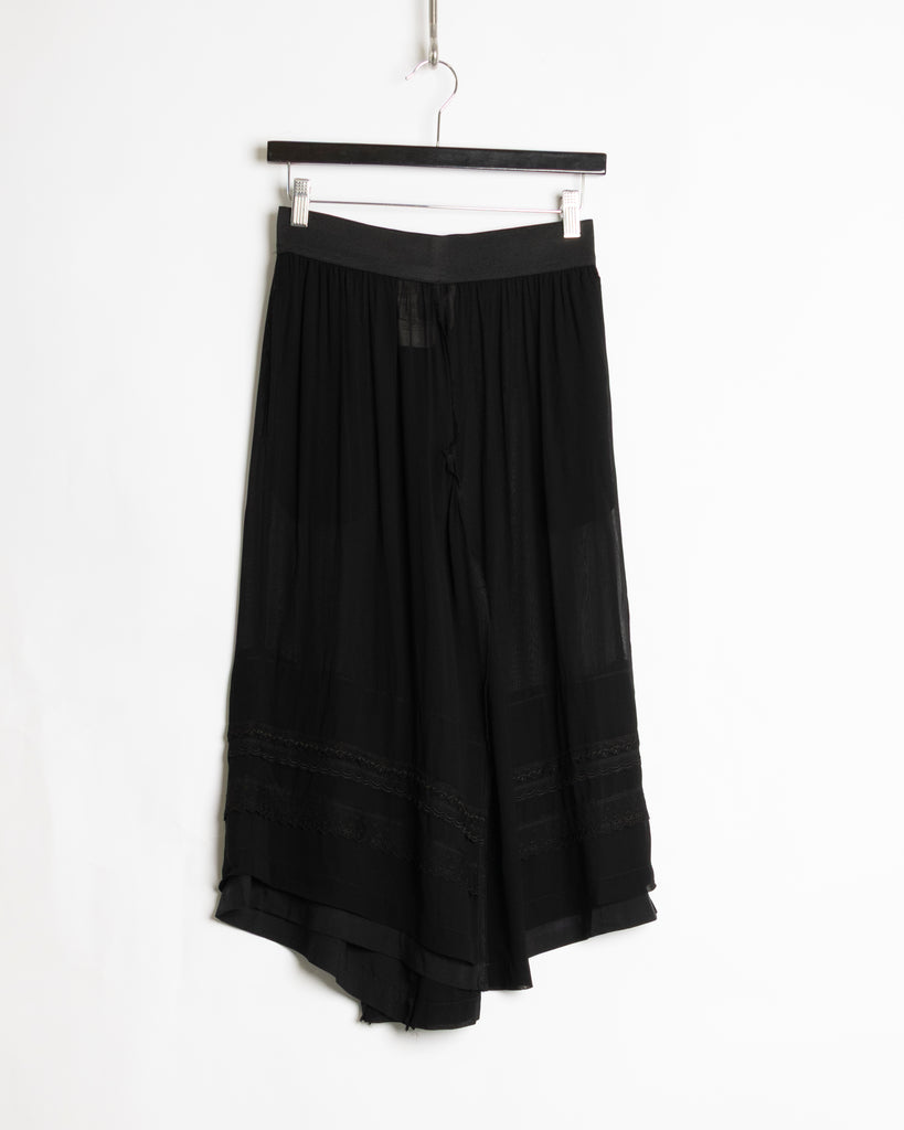 Comme des Garçons Broken Bride Sheer Inside Out Skirt