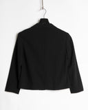Yohji Yamamoto Noir Cropped Clasp Jacket