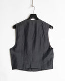 Issey Miyake Men Gunmetal Vest