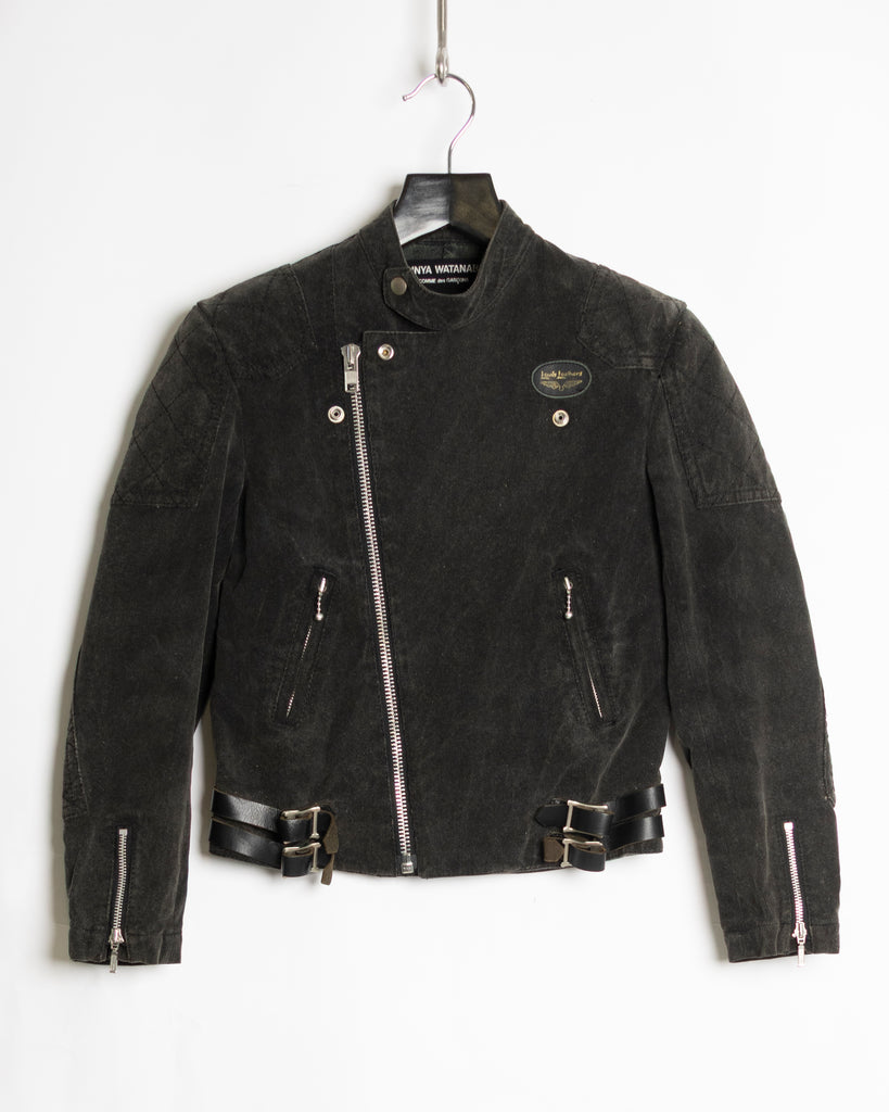 Junya Watanabe Aviakit Cropped Cord Biker Jacket