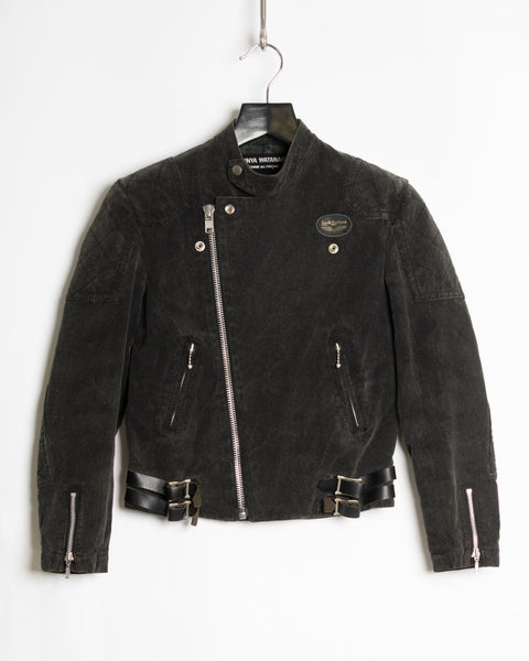 Junya Watanabe Aviakit Cropped Cord Biker Jacket