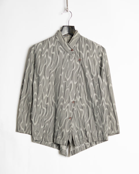 Issey Miyake Button Over Smoke Shirt
