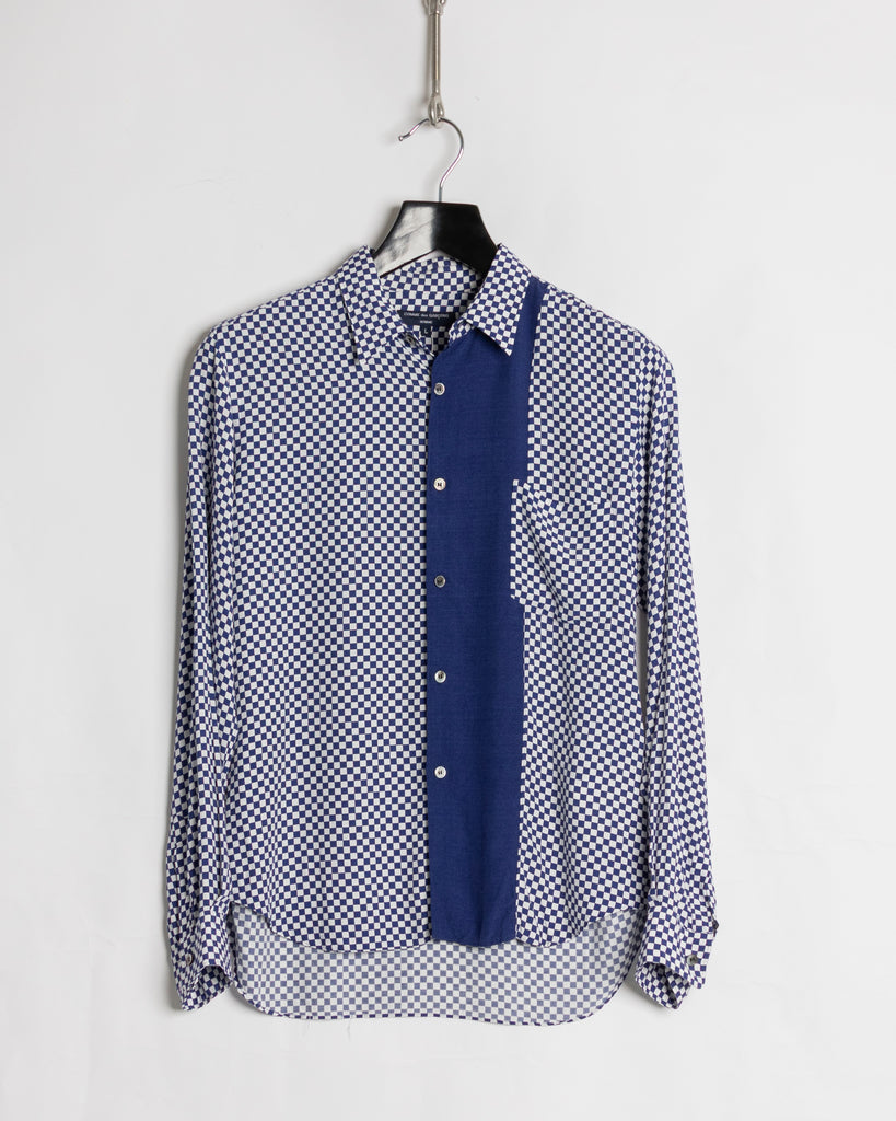 Comme des Garçons Homme Blue checker Shirt