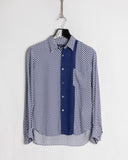 Comme des Garçons Homme Blue checker Shirt