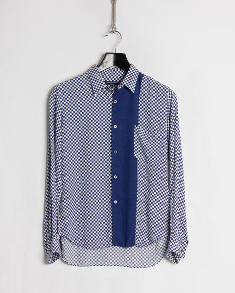 Comme des Garçons Homme Blue checker Shirt