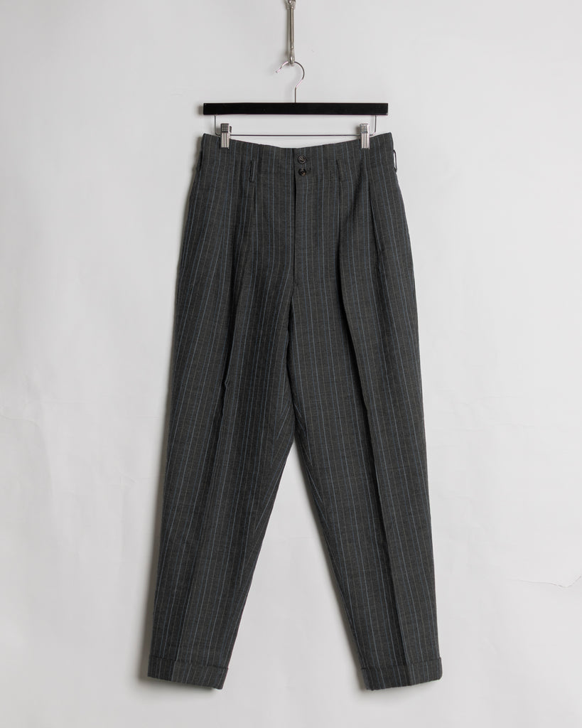 Comme des Garçons Homme Plus Wool Pinstripe Slacks