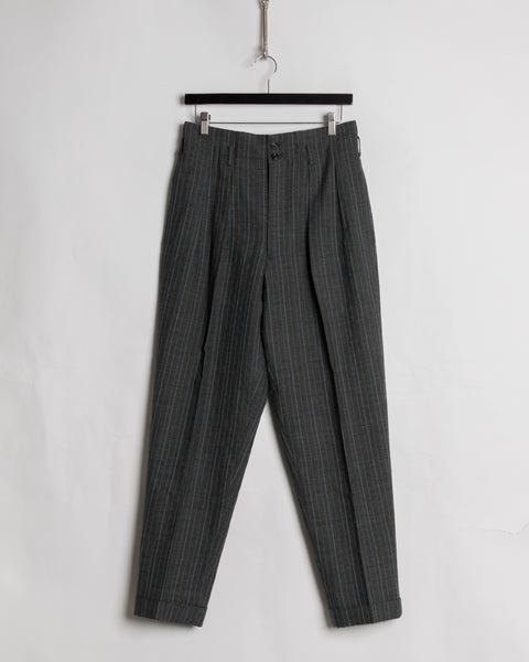 Comme des Garçons Homme Plus Wool Pinstripe Slacks