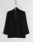Y's for Men Heavy Black Blazer