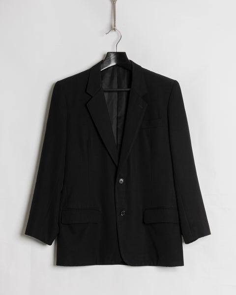 Y's for Men Heavy Black Blazer