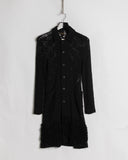 Comme des Garçons Floral Crotchet Trimmed Dress