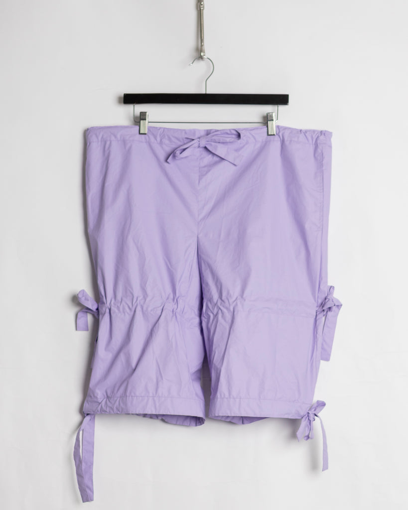 Walter Van Beirendonck Purple Tie Shorts