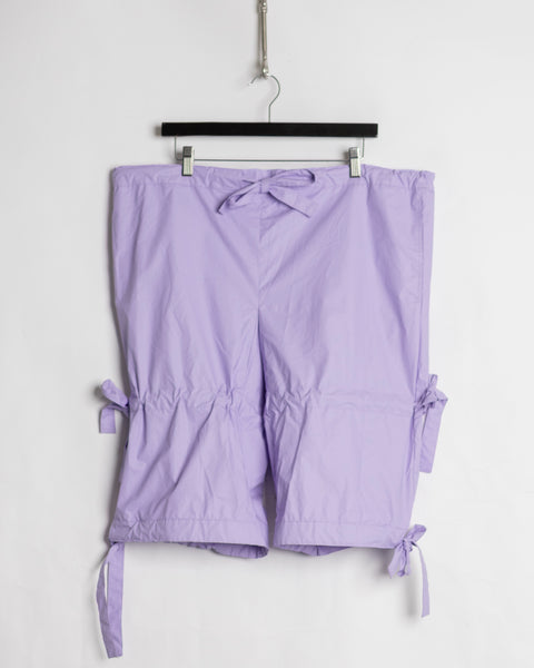Walter Van Beirendonck Purple Tie Shorts