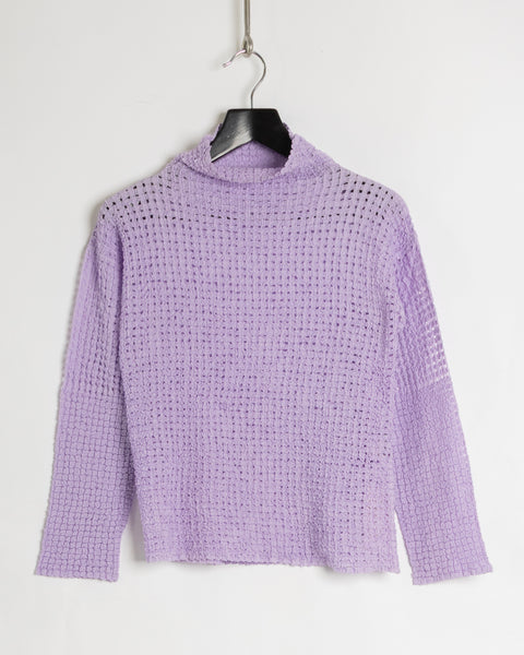 Issey Miyake lavender top