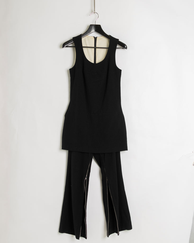 Junya Watanabe chaps jumpsuit