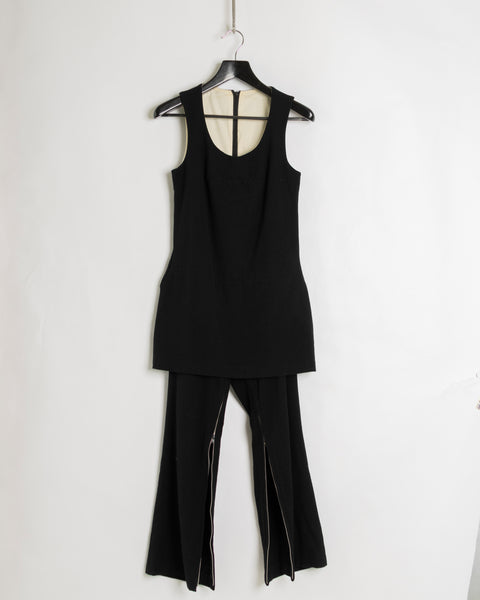 Junya Watanabe chaps jumpsuit