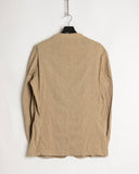 Issey Miyake striped gold silk jacket