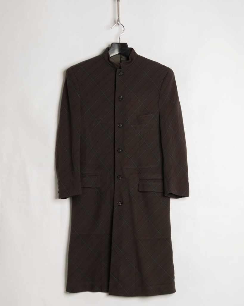 COMME des GARÇONS Homme Plus bias cut overcoat