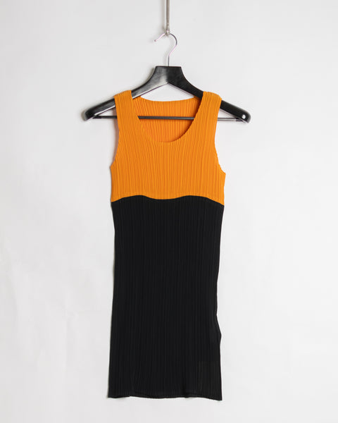 Issey Miyake pleated sunset dress