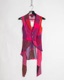 COMME des GARÇONS kaleidoscope cutaway vest