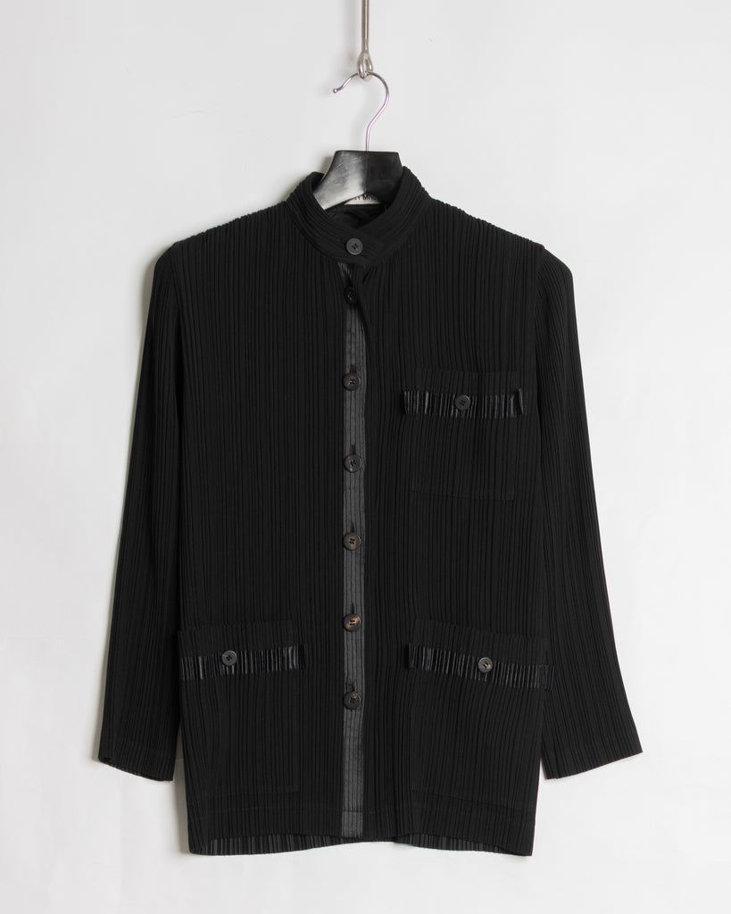 Issey Miyake uniform pleated jacket