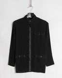 Issey Miyake uniform pleated jacket