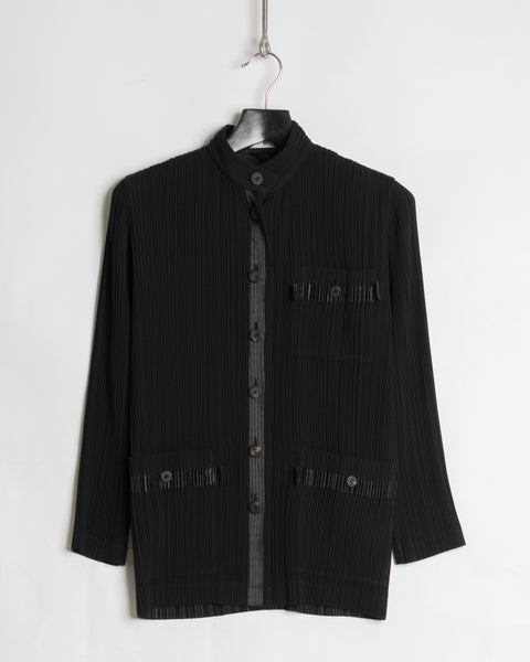 Issey Miyake uniform pleated jacket