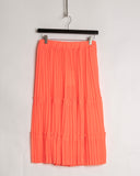 COMME des GARÇONS neon pleat skirt