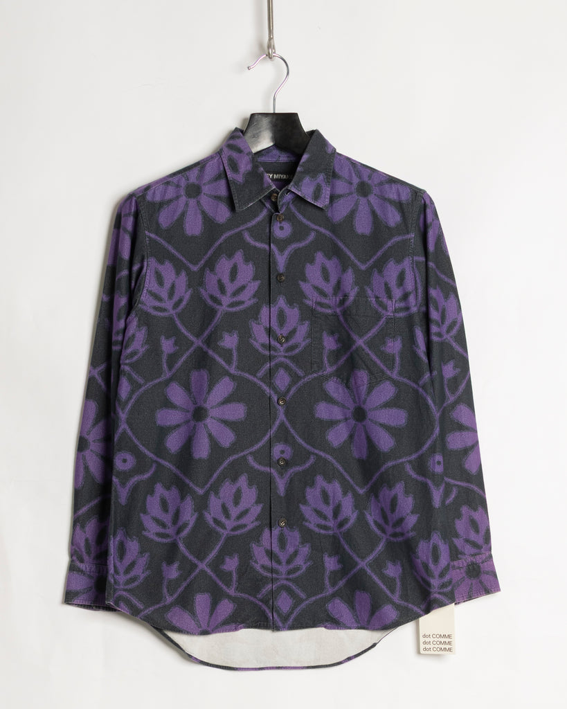 Issey Miyake soft floral shirt