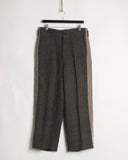 COMME des GARÇONS HOMME White Label wool and velvet trousers