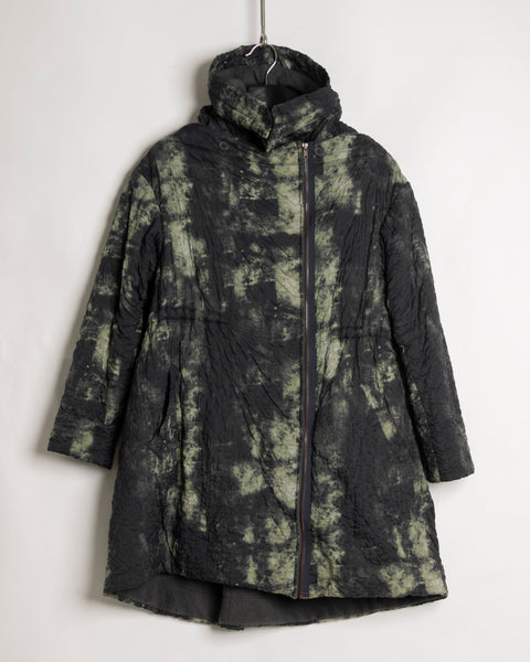 Issey Miyake blistered shibori coat