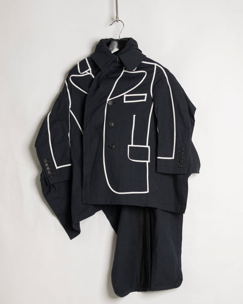 COMME des GARÇONS stencil coat