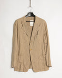 Issey Miyake striped gold silk jacket