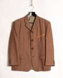 Comme des Garçons Homme Plus Leather Accent Blazer