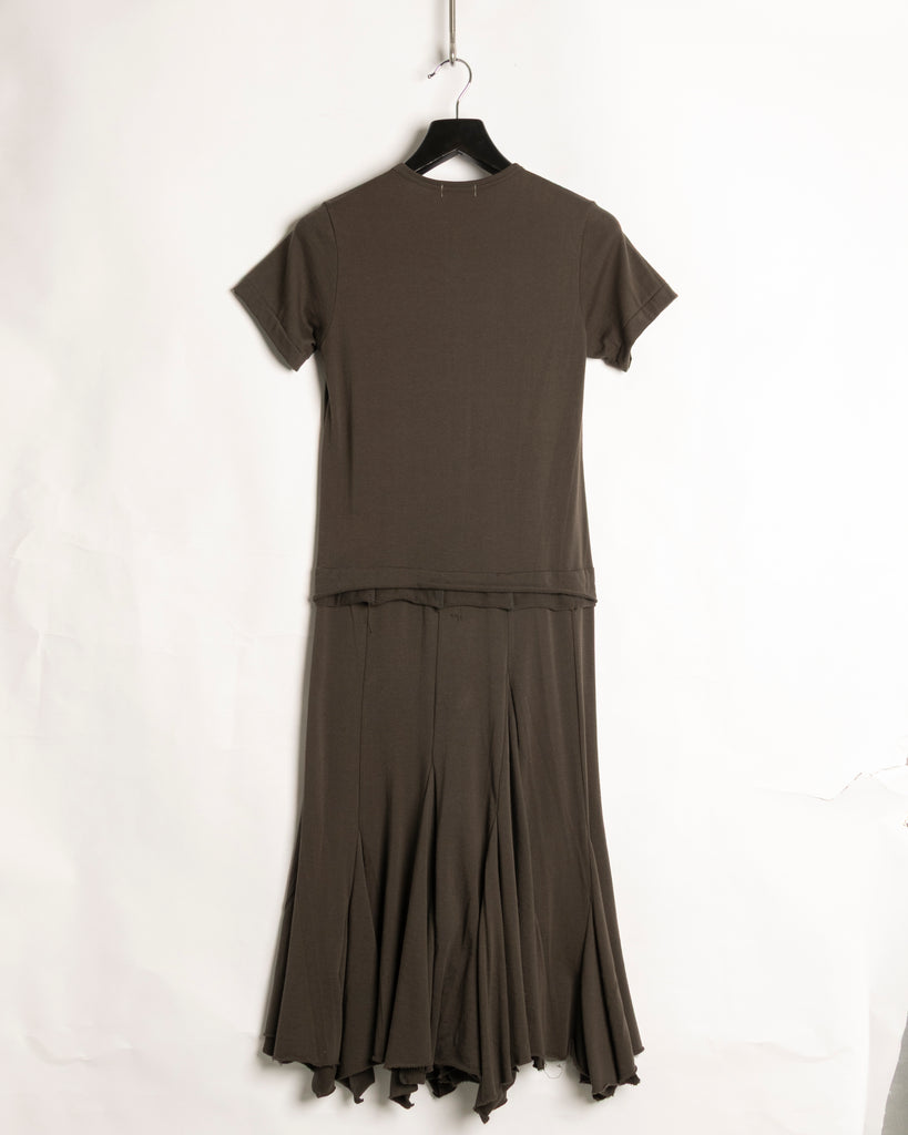 Comme des Garçons Brown Reconstruction Dress