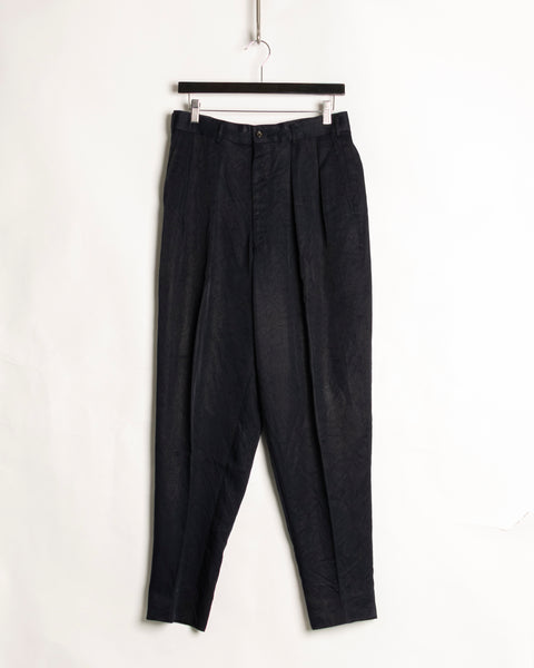 Comme des Garçons Homme Plus Navy Shiny Pants