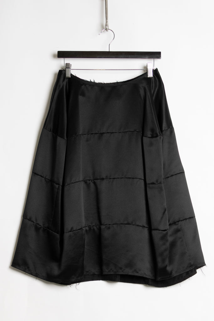 Comme des Garcons shiny panelled skirt